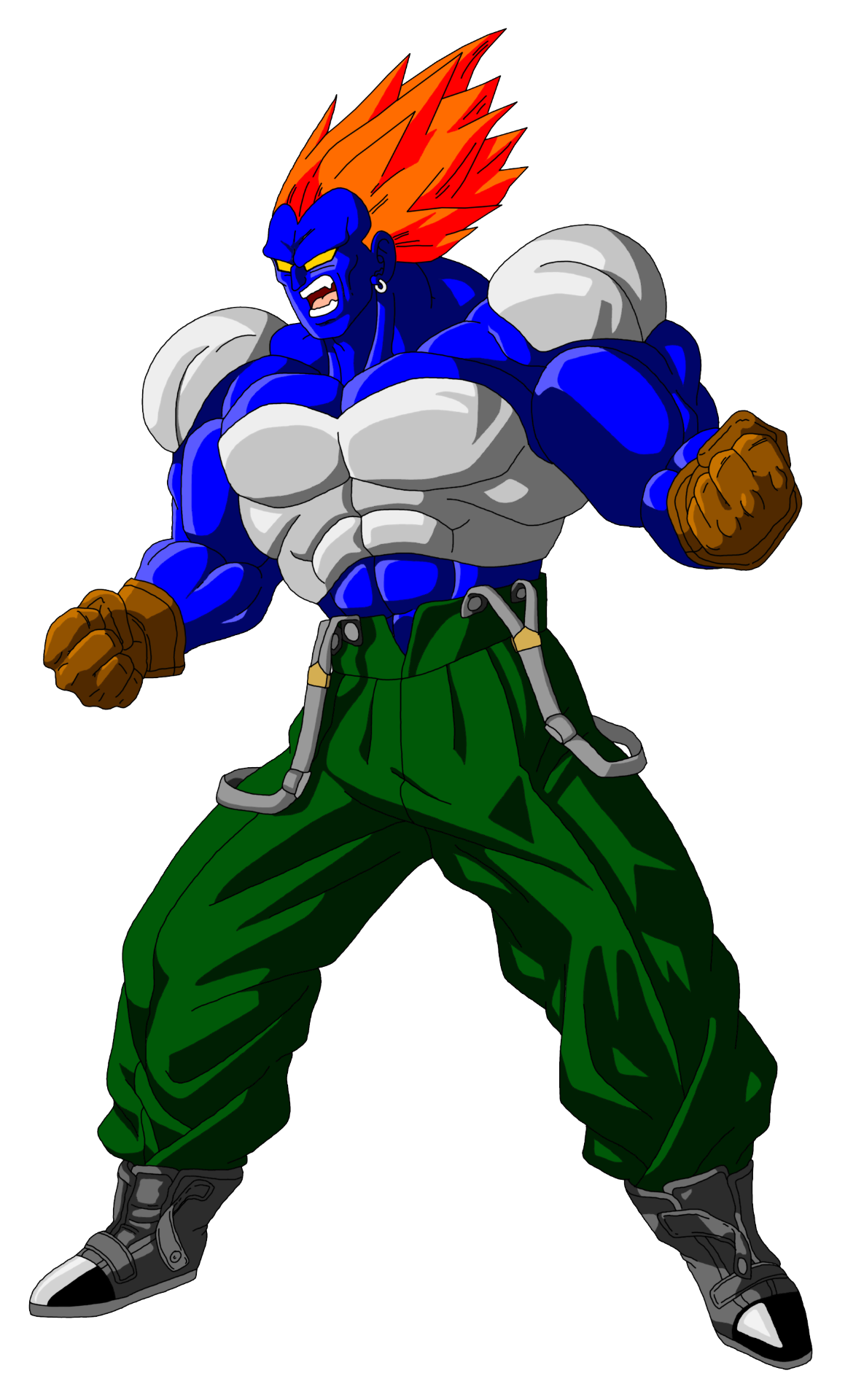 Super Androide 13 es su forma potenciada al absorber las partes de A-14 y A-15 luego de ser derrotados